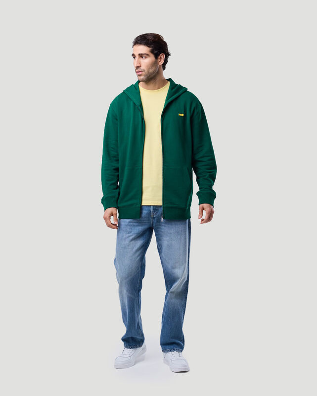 Men's Zip Hoodie - Evergreen
