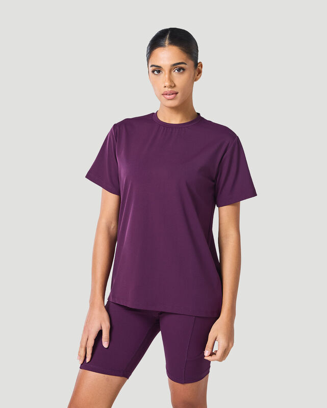 Women's Crew Neck T-Shirt - Italian Plum