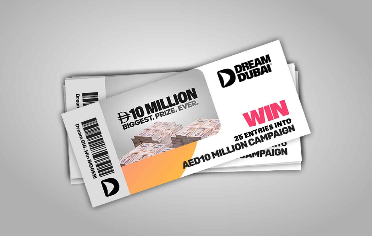 25 entries into our AED10,000,000 campaign