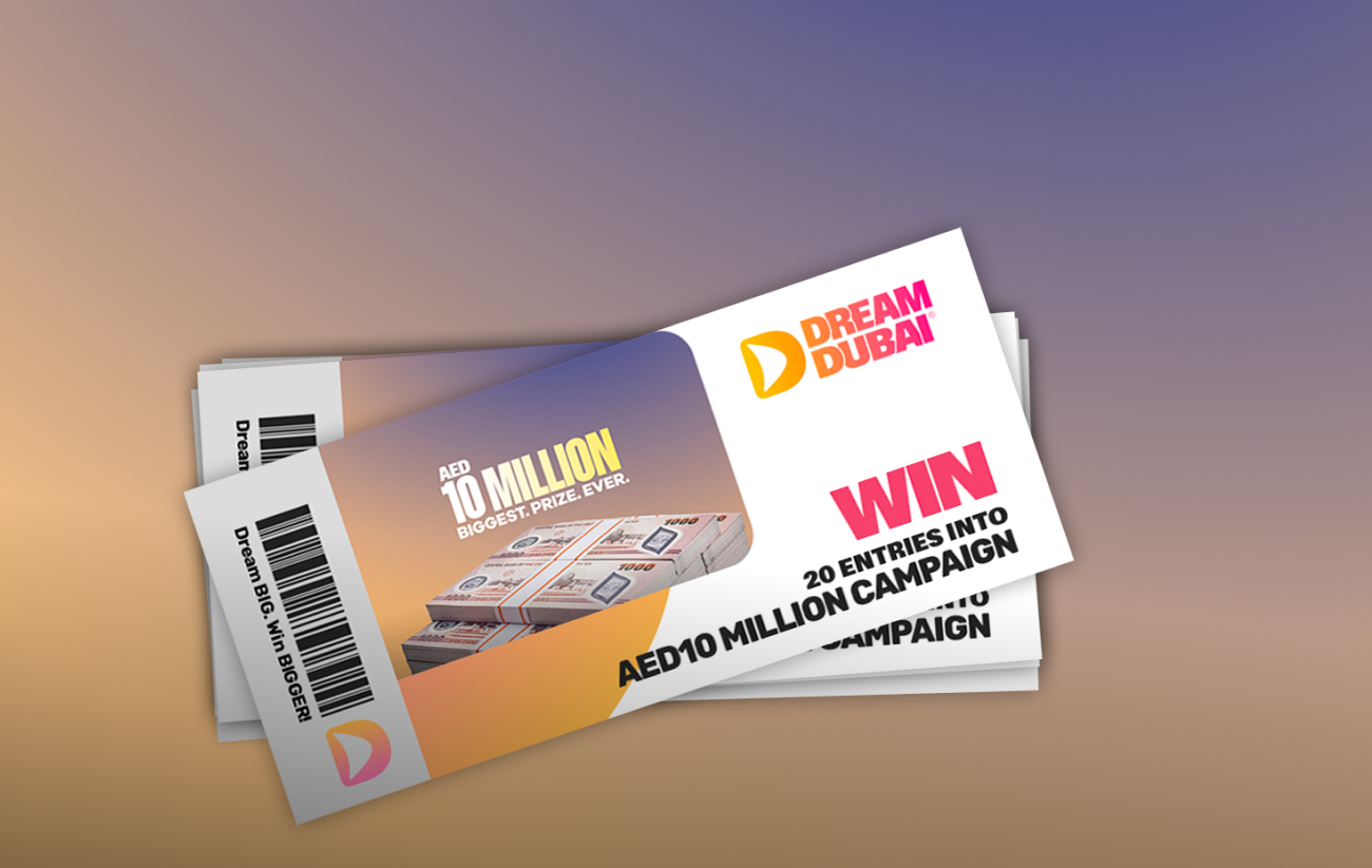 20 entries into our AED10,000,000 campaign