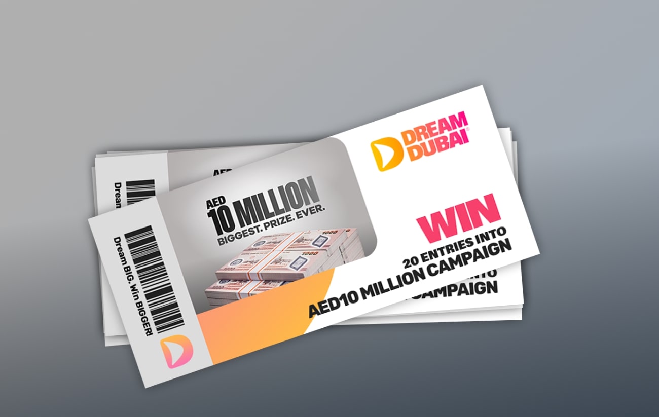 20 entries into our AED10,000,000 campaign