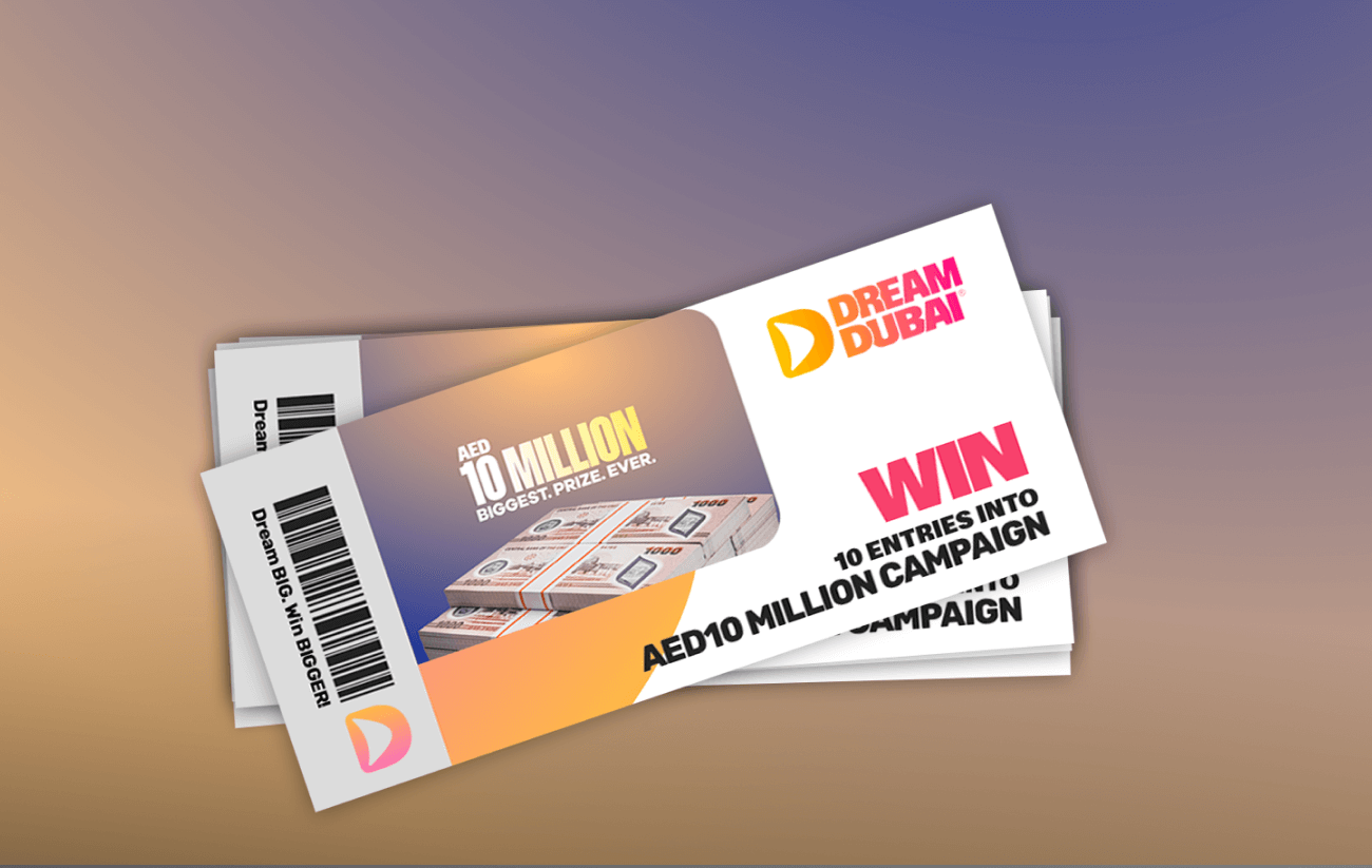 10 entries into our AED10,000,000 campaign