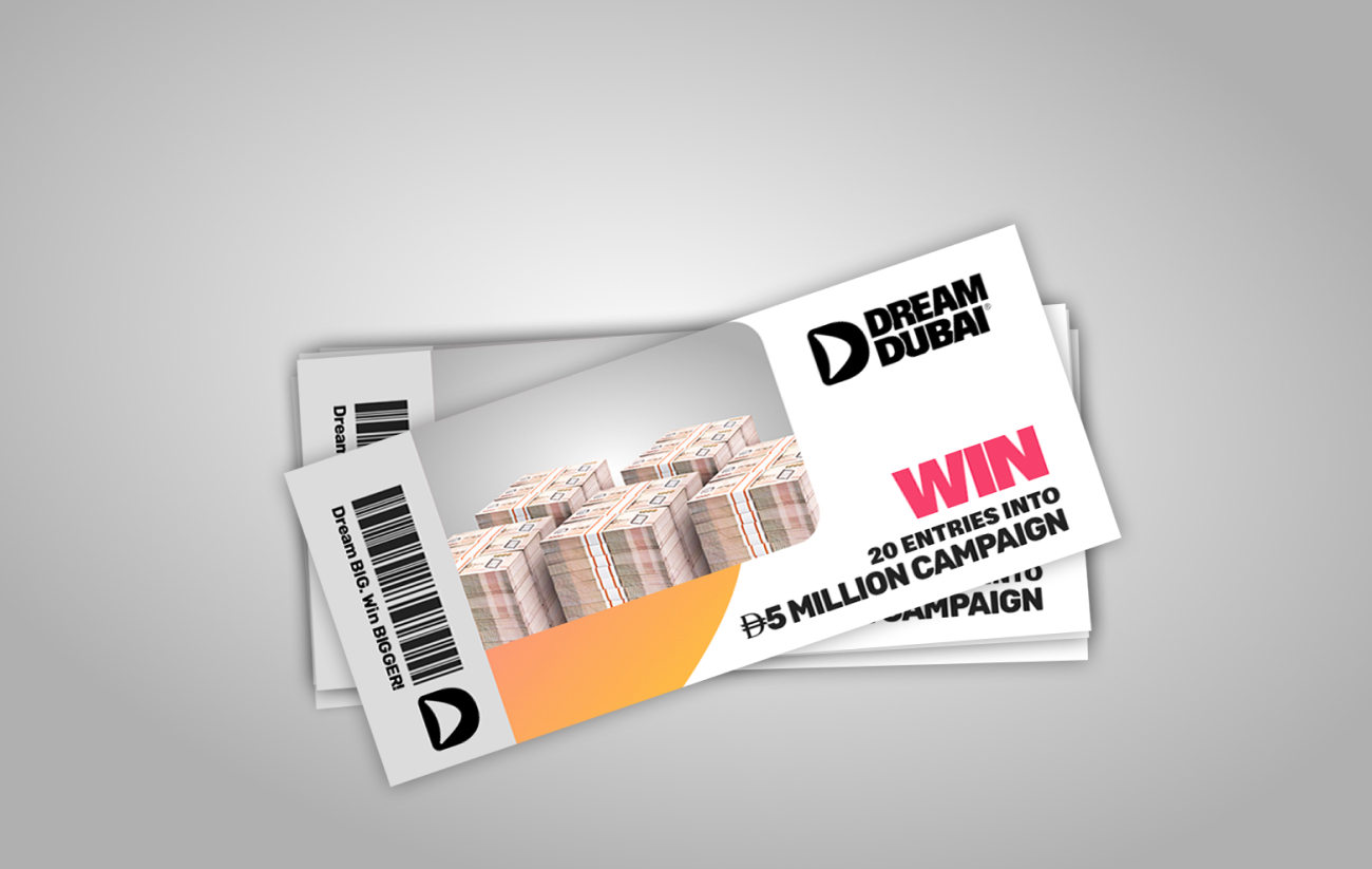 20 entries into our AED5,000,000 campaign