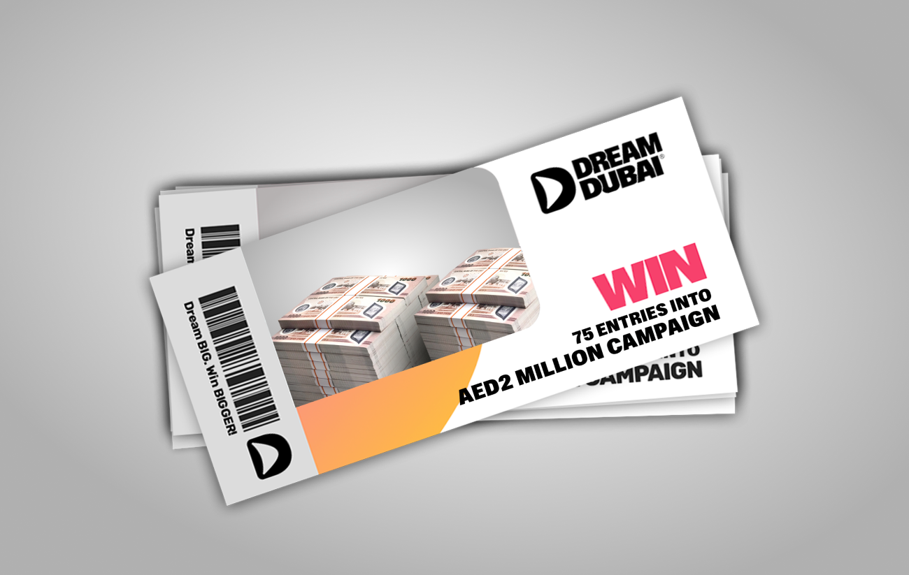 75 entries into our AED2,000,000 campaign