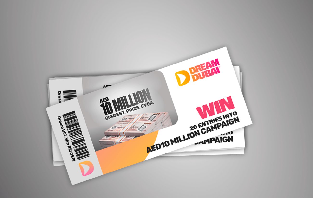 20 entries into our AED10,000,000 campaign