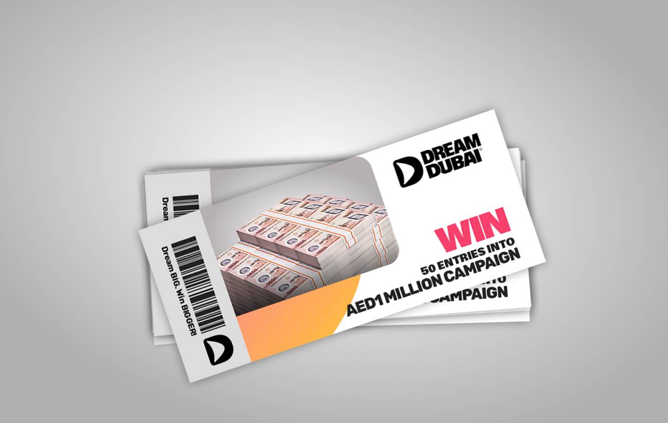 50 entries into our AED1,000,000 campaign